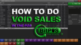 How To Void Transaction(s) in BitPOS Point of Sales | Refund or Cancel