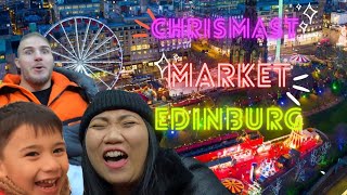 EDINBURGH XMAS MARKET -PASAR MALAM DI EDINBURGH SKOTLANDIA, U.K