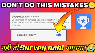 Top 3 Mistake's In Google Opinion Rewards|How To Get More Surveys On Google Opinion Rewards In Hindi