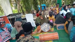 Luar biasa...Tukang Gondang Cewek pengiring Silat Pangean..