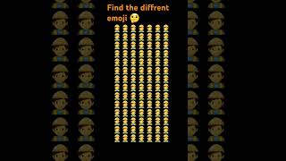 Find the diffrent emoji and please like and subscribe my YouTube channel #emojichallengequiz