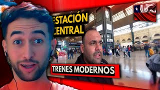 ARGENTINO REACCIONA AL TREN DE SANTIAGO DE CHILE | ASI ES LA ESTACION CENTRAL 🇨🇱😨🇦🇷