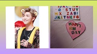 Happy birthday leader RM  😝Kim Namjoon BTS CRAFT🥰 (Girly Craft Art)BTS CRAFT 😍