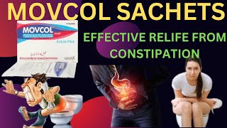 MOVCOL SACHET ! EFFECTIVE RELIFE FROM CONSTIPATION ! MOVCOL SACHETS USE IN ENGLISH