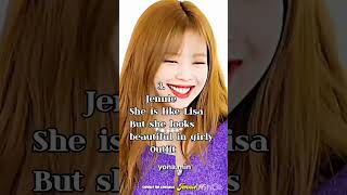 Who is most girly in Blackpink  (IMO)  #blackpink #jennie #jisoo #rosé #lisa #blink #shorts