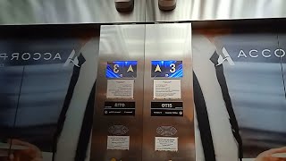 OTIS Gen2 MRL Elevator at All Seasons Hotels Jakarta Thamrin, Jakarta (L - R)