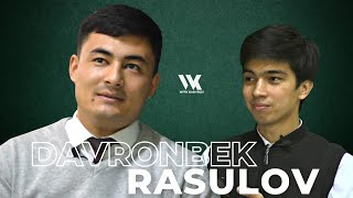 24 soat bosimda ishlayabman - Davronbek Rasulov | @Prezidentfakulteti