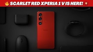 Scarlet Red Sony Xperia 1 V Launches in Europe – Price & Availability!