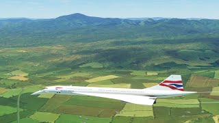 BAC Concorde, British Airways, arrival in Fiji Islands 🇫🇯 MSFS 2020￼