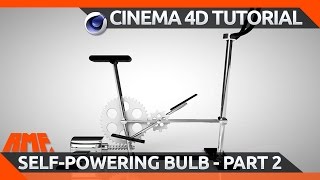 Cinema 4D Tutorial - Self Powering Bulb - Part 2 - Body Parts