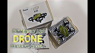 POTENSIC A20 - Pocket DRONE. Indoor Unbox & Flight Video