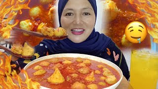 MUKBANG SEBLAK SEAFOOD MERCON|| MAKANAN SUNDA MUKBANG INDONESIA