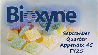 Bioxyne Up 30% on FY25 September Quarter Appendix 4C