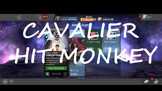 CAVALIER Hit Monkey | Corruption CAVALIER EQ | MCOC | MARVEL CONTEST OF CHAMPIONS |