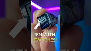 This IEM has tiny switches to tune the sound!✨