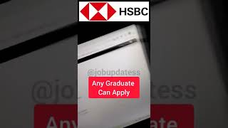 ✨ HSBC is Hiring  Assistant Manager✨