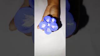 How to make easy flower with clay #shorts #shortvideo #diy #art #clay #craft #flowers #easy