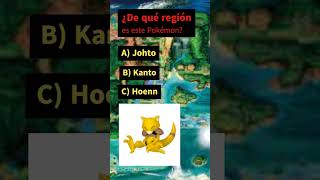 ¿De qué región es este Pokémon?  #Abra  #adivinanzas #pokemon