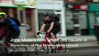 Are tram tracks safe for cyclists?