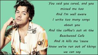 Harry Styles - Falling (Lyrics)