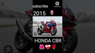 The Evolution of Honda CBR (2000~2023) #shorts #evolution #bikelover #youtubeshorts #hondacbr