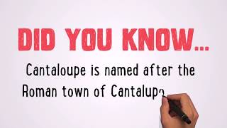 Did You Know - Cantaloupe