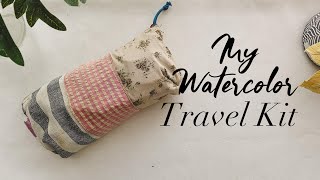 My Watercolor Travel Kit For A Short Trip | April San Pedro