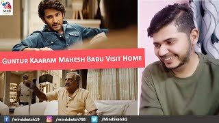 Guntur Kaaram Scene Reaction |  Mahesh Babu Meets Prakash Raj |  Sreeleela, Mahesh Babu