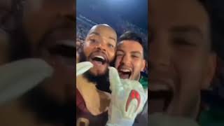 ضحكة رامي بن سبعيني و مبولحي 🇩🇿🤍 #المنتخب_الجزائري #جمال_بلماضي #algerie