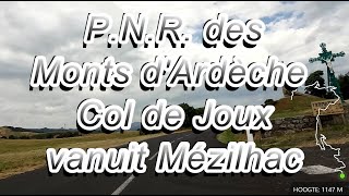 P.N.R. des Monts d'Ardèche Col de Joux vanuit Mézilhac Honda CRF 1000 ATAS