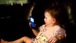 YouTube   baby talking to dad on phone funny girl