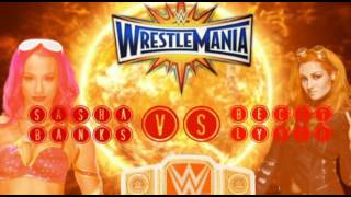 WWE Wrestlemania 33 Becky Lynch VS Sasha Banks MATCHCARD PREDICTION!