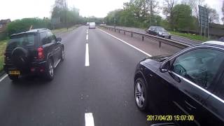 170420-15:06 - Audi LV64VDX, Driver Texting southbound A3 Guildford