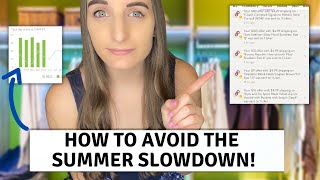 How to Get CONSISTENT Sales on Poshmark + AVOID The Summer Slowdown!