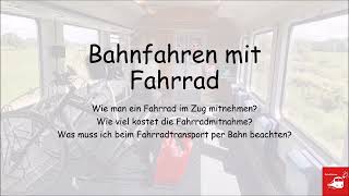 Bahnfahren mit Fahrrad