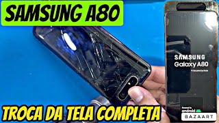 Samsung A80 Não funciona touch e não dá imagem | Troca do touch completo passo a passo