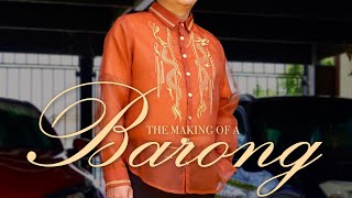 The Making of a Barong Tagalog | A Sewing ASMR