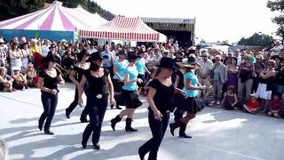 Spectacle de Line Dance (2e partie) / Fête western à Évires - édition 2010