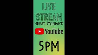 TONIGHT 5PM LIVE STREAM! Join us for exciting news.