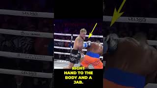 JAKE PAUL FEROCIOUS UPPERCUT! #jakepaul #jakepaulvsmiketyson #miketyson