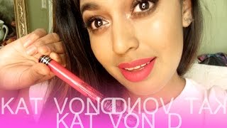 Vlog-Sephora Kat Von D Liquid lipsticks