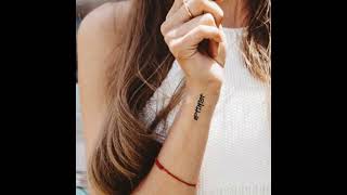 Optimism English temporary tattoo trend  #tattoo  #temporarytatto  #tattoodesigns