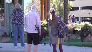 Tourists Getting WAY Too Close to Bull Elk During Rut in Estes Park Colorado