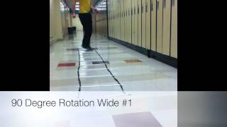 Agility Ladders - 90 Degree Rotation Wide #1