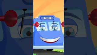 Ruote Sull'autobus #shorts #animated #trending #learning #songforkids #wheelsonthebus