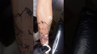 half sleve nature tattoo #shorts#trendingshortyoutube #millionviewsvideo#shorttrendingviralmillion