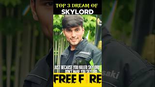 FF TOP 3 DREAM OF SKYLORD #freefire #shorts