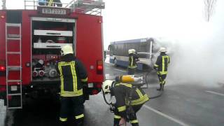 13.02.2012 - Brand eines Busses