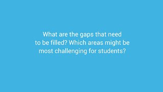 What gaps need to be filled?