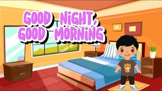 Good night good morning| nursery rhymes | kids poems station